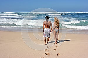 Lovers at beach