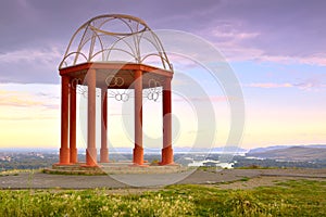 The lovers` gazebo in Abakan photo