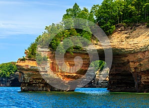 Lovers Leap at Pictured Rocks National Lakeshore