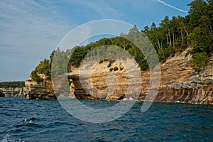 Lovers Leap. Pictured Rocks National Lakeshore