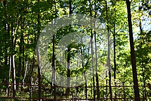 Lovers Leap State Park in New Milford, Connecticut