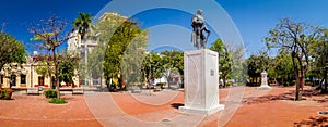 Lovers' Park in downtown Santa Marta, caribbean photo