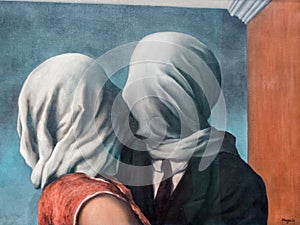 The Lovers by RenÃÂ© Magritte at MOMA