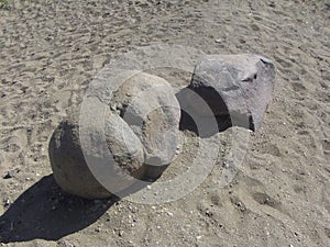 The lovers stones of namibia