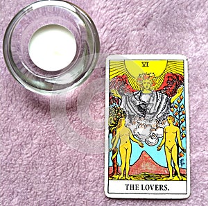 The Lovers Tarot Cards Love choices partnerships affection. Going, another. photo