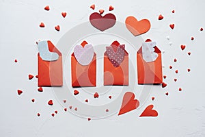 Lovers and valentine`s day concept