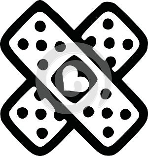 Lovesickness plaster vector