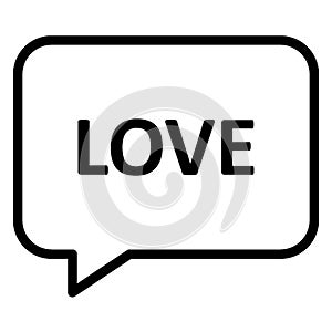 Loving chat, chat bubble Isolated Vector Icon which can be easily modified or edited