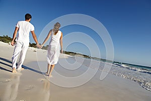 Loving couple at beach