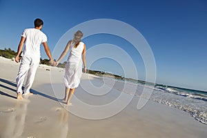 Loving couple at beach