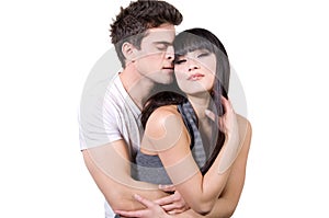 Loving Couple (with clipping path)