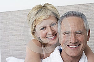 Loving Couple Smiling