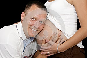 Loving Expectant Dad photo