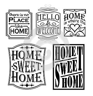 Loving home signs