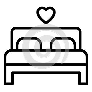 Loving room, bed Isolated Vector Icon which can be easily modified or edited