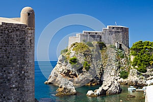 Lovrijenac Fortress in Dubrovnik