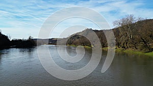 Low altitude flight over River Mures in Lipova, Arad county,Romania.