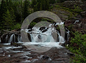 Low Angle of Redrock Falls