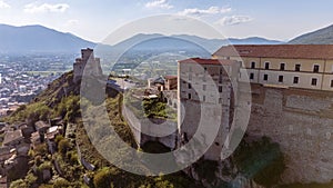 View of the Montesarchio Castle and Tower