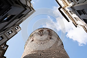 Low-Angle Shot of Galata Tower