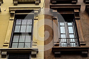 Low angle shot of a modern apartment building