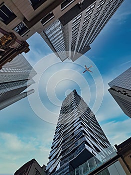 Low angle shot of modern architecture from Australia,Sydney