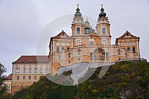 Low angle shot  of Monastery Stift Melk