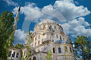 Low Angle Shot Of Nusretiye Mosque, Istanbul, Turkey photo