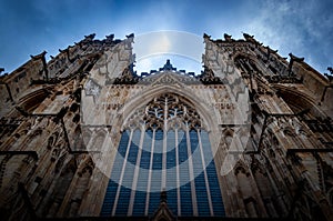 Low angle shot of York Minster located in York, England during daylight