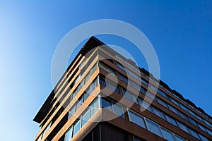 Low angle view of apartment building