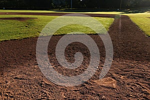 Low Angle View of Ball Field