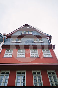 low angle view of building in Frankfurt