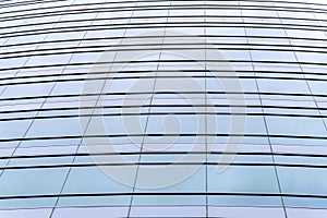 Low angle view of a building with tinted glass in Silicon Valley, San Jose, California