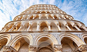 Leaning Tower of Pisa Arches and Columns