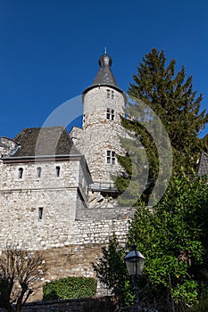 Low angle view at  Stolberg castle in Stolberg, Eifel
