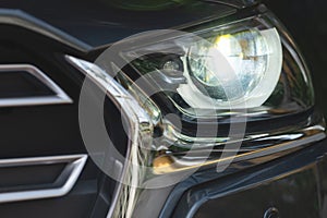 Low beam of led car headlight