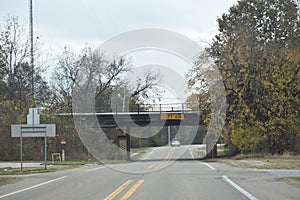 Low bridge in Fulton Arkansas