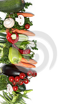 Low-calorie vegetables photo