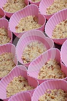 Low carb cupcakes in the making