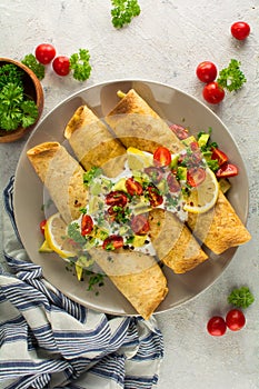 Low-Carb Keto Pizza Taquitos with Sugar-Free Pizza Sauce and Low-Carb Tortillas