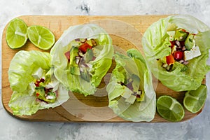 Low carb taco alternative - shell-less taco