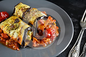 Low-Carb and Vegan Eggplant Cannelloni