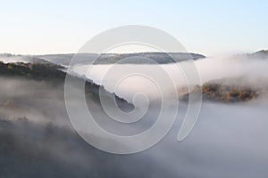 Low Cloud and Fog on Hills