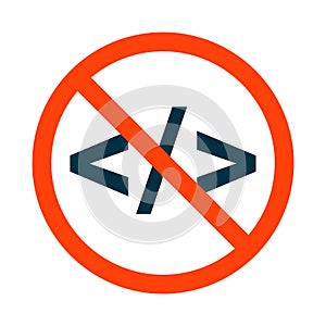 Low coding developing application background vector design icon. Low code banner digital concept sign.
