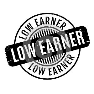 Low Earner rubber stamp