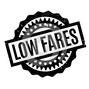 Low Fares rubber stamp