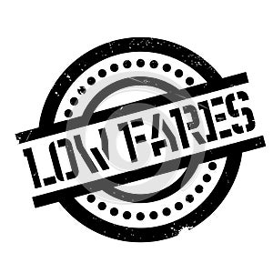 Low Fares rubber stamp