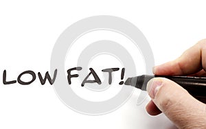 Low Fat handwriting