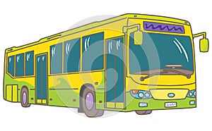 Low-floor city bus
