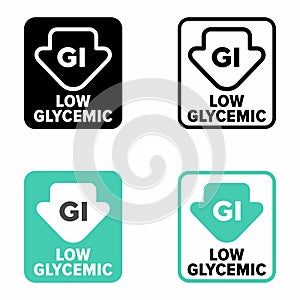 Low Glycemic vector information sign